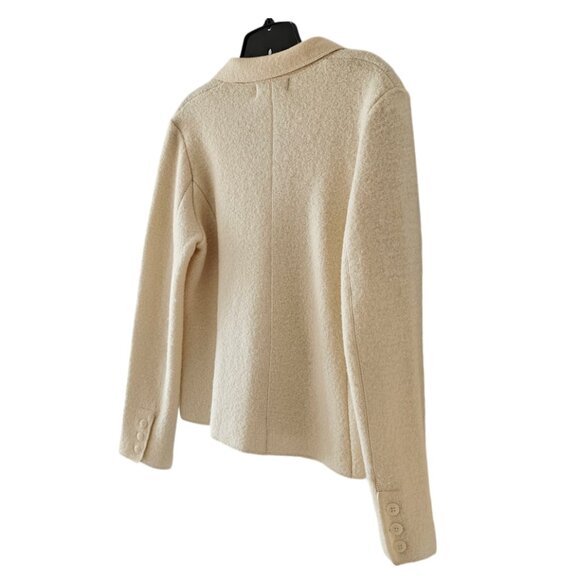 Petite Sophisticate 100% Boiled Wool Jacket | Like New | XSP | Cream - Picture 8 of 16